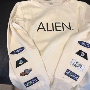 UFO Alien sweater